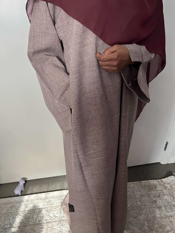 linen abaya